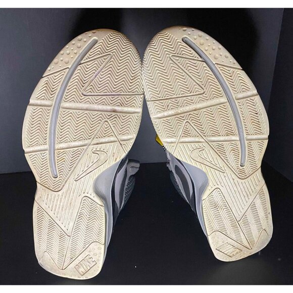 Nike Air Ultra Force Men's Sneaker 2013 Grey Black Yellow 555087-001 Mens 11 - Picture 8 of 8